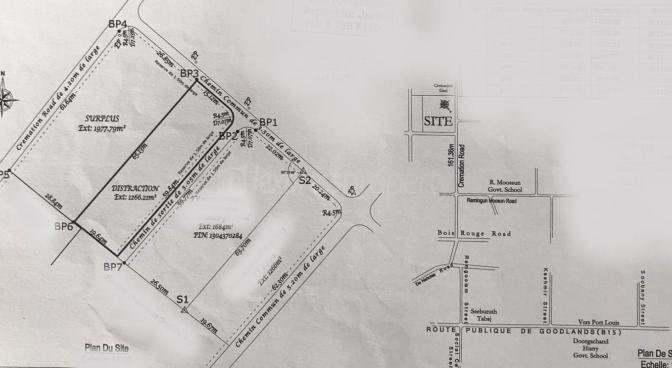 Residential land of 1977 m2 for sale in Goodlands, north, Mauritius – LexpressProperty.com | 260332 | Ref01