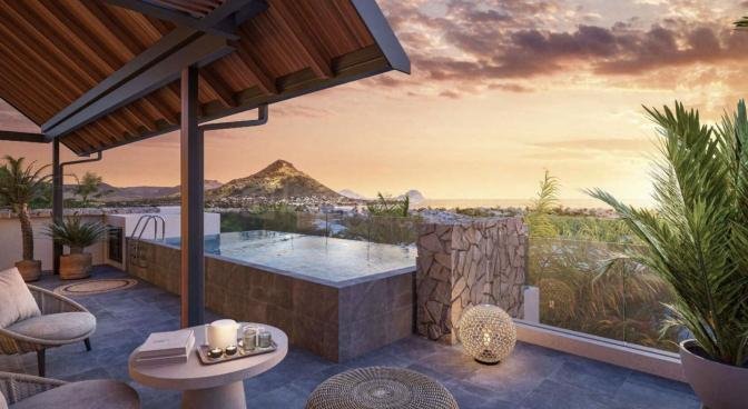 Penthouse of 3 bedrooms for sale in Flic en Flac, west, Mauritius – LexpressProperty.com | 584374 | Ref01